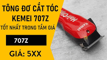 Tông Đơ Cắt Tóc cao cấp KEMEI 707z Màu đỏ| Tony Đặng |