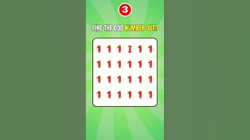 Can You Find the Odd Number Out? 🔢 | Odd One Out Challenge