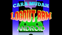 Cara Mudah Logout BBM Android - Durasi: 3.59. 