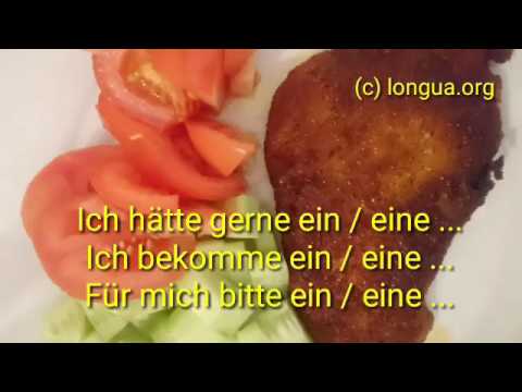 Deutsch lernen: Essen bestellen - longua.org