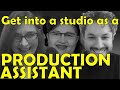 Production Assistants: One of the best & toughest ways into VFX/Animation Production. What is a PA?