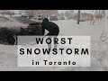 Worst Snowfall in Toronto Causing Major Highway Closures | Snowstorm in Canada | January 17, 2022