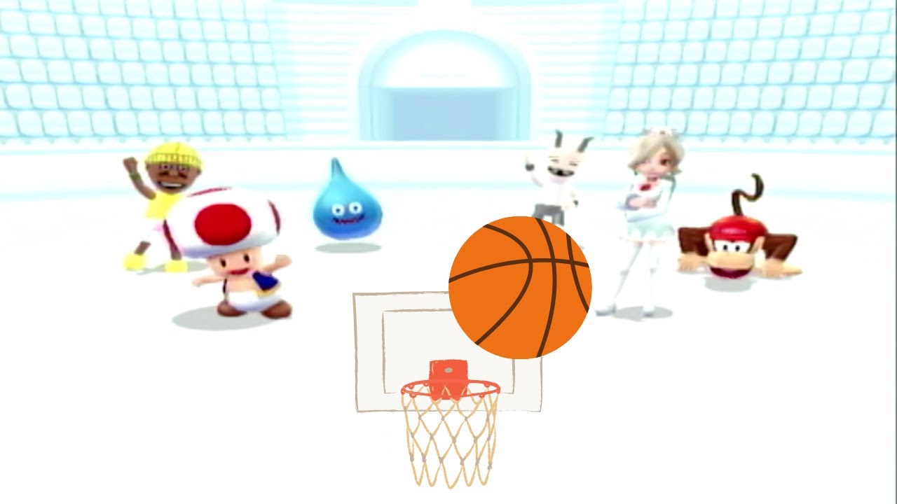 Mario Sports Mix: Team Toad vs Team Really White Mage (Basketball ...