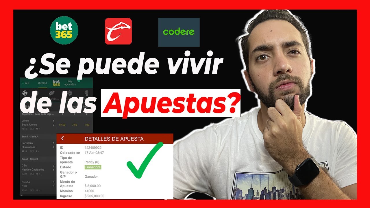 Se puede vivir de apuestas deportivas