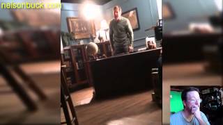 Dennis Quad looses it on set