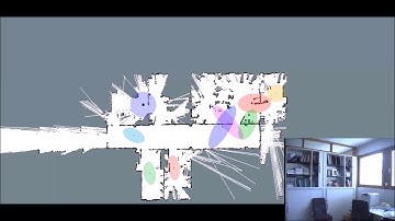 Online Spatial Concept and Lexical Acquisition with Simultaneous Localization and Mapping [IROS2017]
