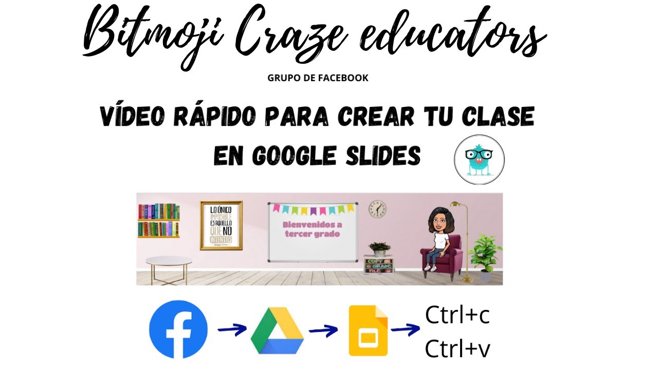 Crea tu clase con BITMOJI y Google Slides. - YouTube