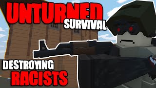 I Destroyed & Raided Racist Cheaters on Unturned & This Is What Happened...