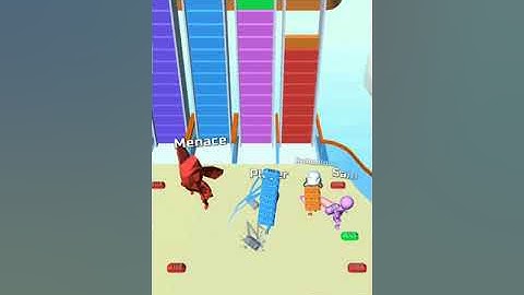 Bridge Race | Gameplay Walkthrough (Android, ios) #6 |  #Shorts