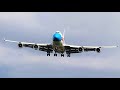 Exceptional aircraft landing at Brussels; masked Kalitta B747-400, Azerbaijan A340-600, ...