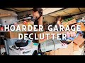 HOARDER GARAGE DECLUTTER | The Ultimate Motivation - Part 1