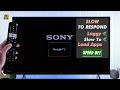Sony Google TV Extremely Slow? - Speed Up Your Sony TV!