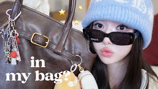 冬のバッグの中身を大公開👜❄️最近の必需品を紹介しますദി_ .̫ _ᐡ꒱