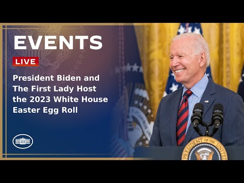 The White House: President Biden and The First Lady Host the 2023 White House Easter Egg Roll