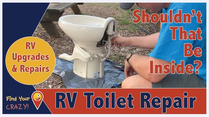 How to replace your RV Toilet Flush Seal Travel Trailer Toilet bowl Ball  gasket Replacement #rv 