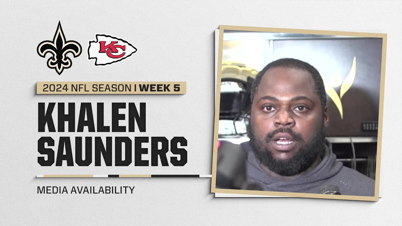 Khalen Saunders on playing his old team in the Chiefs New Orleans