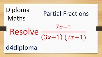 Diploma | Maths 1 | Partial Fractions - Part 2