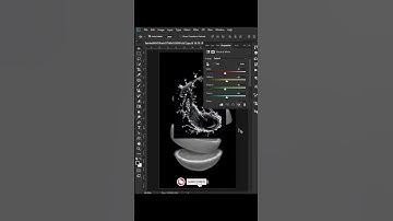 Make Transparent Water Splash in Photoshop | Photoshop Tutorials |  #shorts #photoshoptutorial