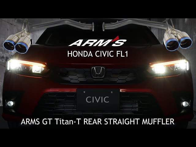 ARMS GT 4本出しリアストレートマフラー ホンダ シビック FL1 COLBASSO