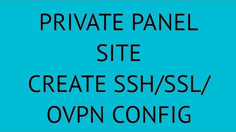 Free Private Panel