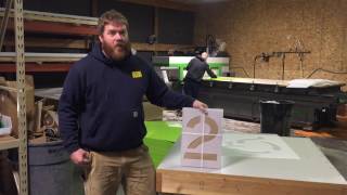 12 Number Stencil set for parking lots from 1-800-Stencil