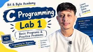C Programming Lab 1 | Basic Programs & Practice Problems