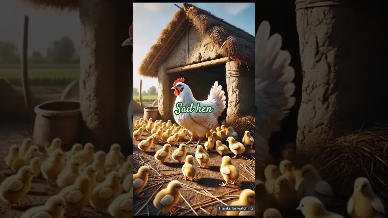 sad hen and pigeon story 