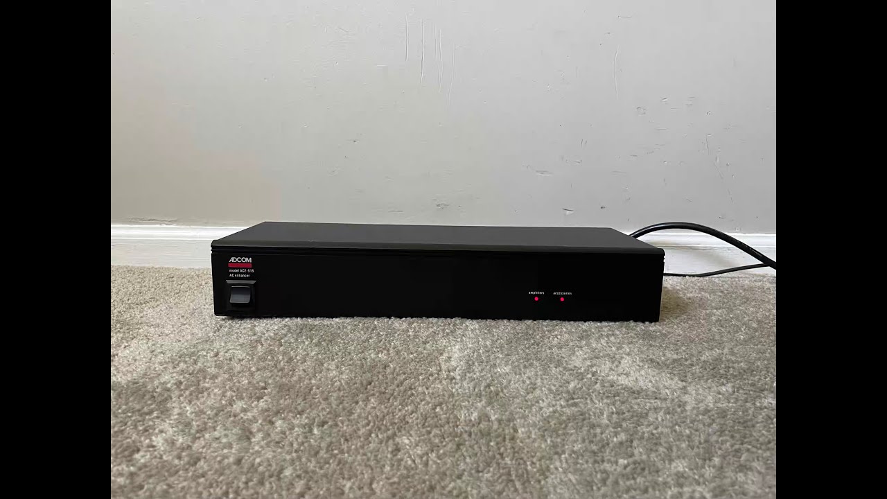 Adcom ACE-515 AC Enhancer 7-Outlet Home Theater Power Management Surge Protection Conditioner