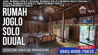 DIJUAL RUMAH JOGLO SOLO SELATAN | GENTAN PURBAYAN BAKI | AGEN PROPERTI SOLO