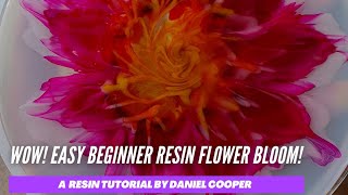 #26. Wow! Stunning Resin Blooming Flower With Alcohol Inks. A Tutorial by Daniel Cooper