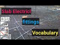 Slab electrical piping material vocabulary  electrical material names  build dunia