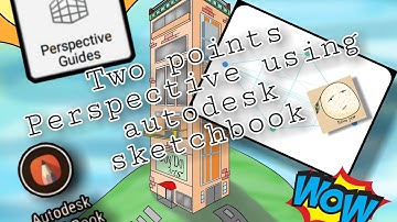 Perspective guide using Autodesk sketchbook