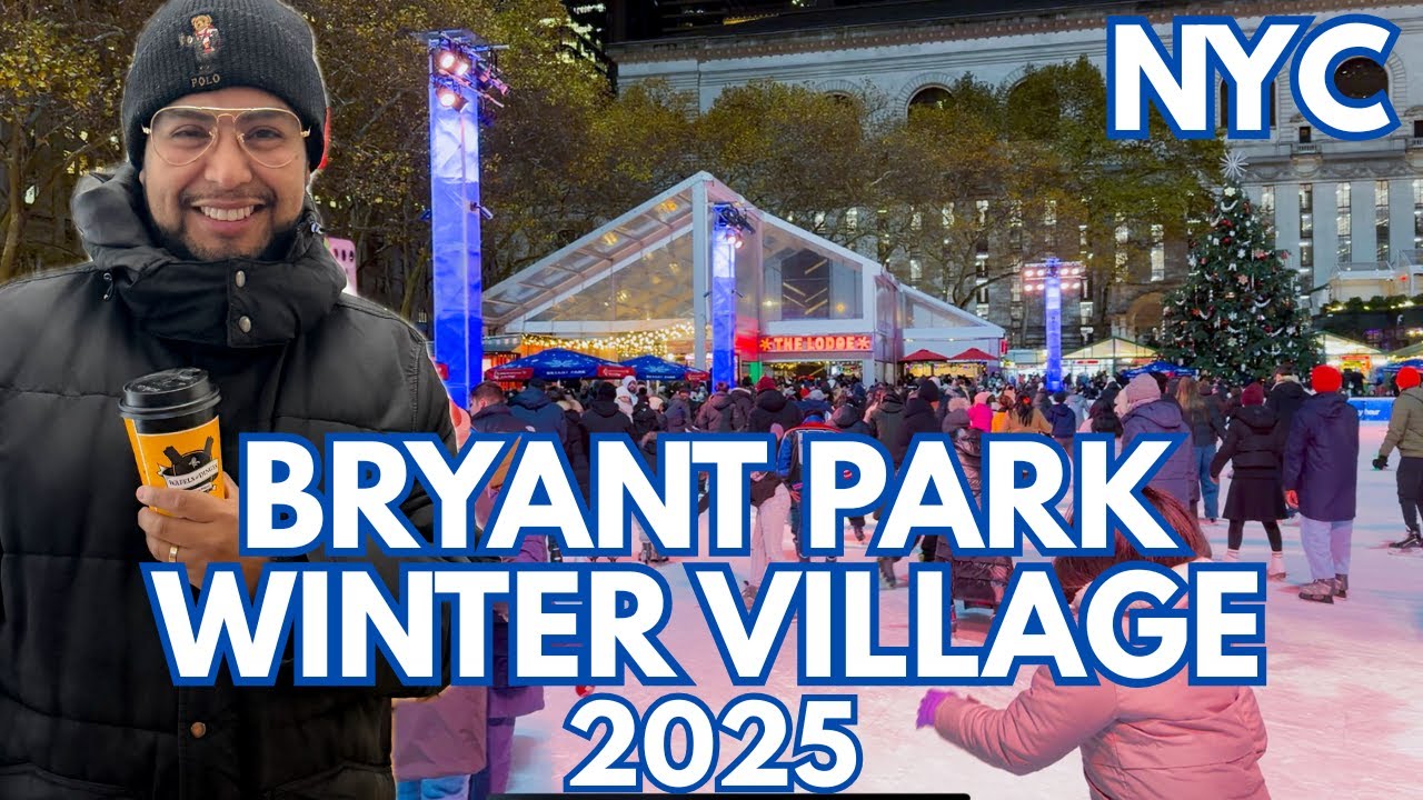 Bryant Park Winter Village 2025 — Holiday Markets, Ice Skating & NYC Christmas Must-See!