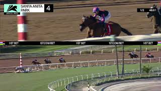 Classical Romance wins Race 4 on Saturday, January 22, 2022 at Santa Anita Park.