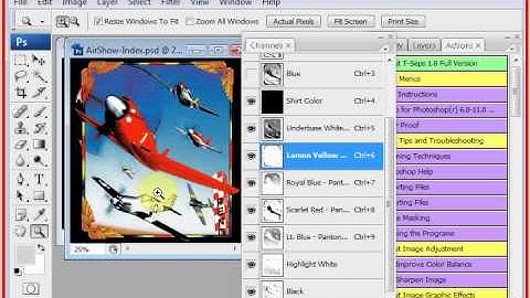 T-Seps Index Color Separations Overview