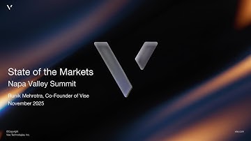 State of the Markets (November 2025) - Napa Valley Summit