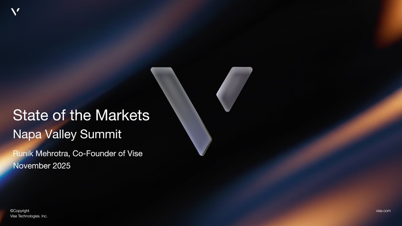 State of the Markets (November 2025) - Napa Valley Summit - YouTube