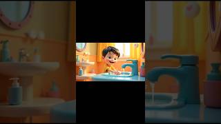 Hand Washing Nursery Rhyme | Fun Song for Kids #shorts #kids #trendingshorts
