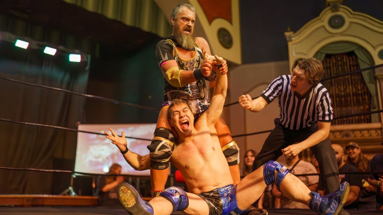 DANGER Josh Crane vs  TAKA Michinoku (Walker Stewart Commentary)