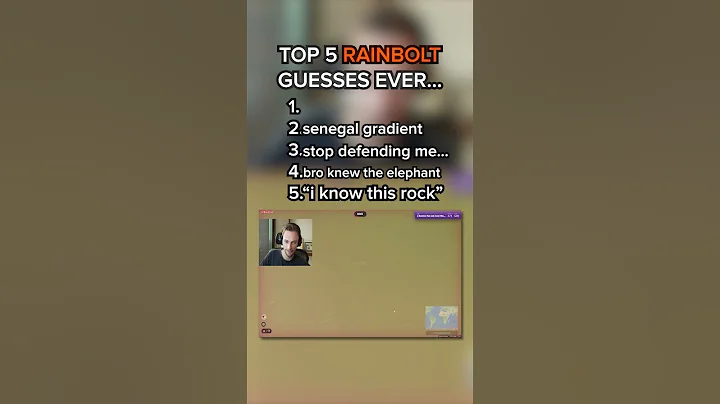 rainbolt's top 5 best guesses ever...