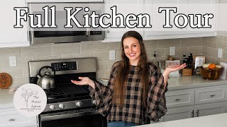 Full Kitchen Tour | Look Inside My Pantry, Cabinets, Drawers, \& Fridge! | The Floral Apron