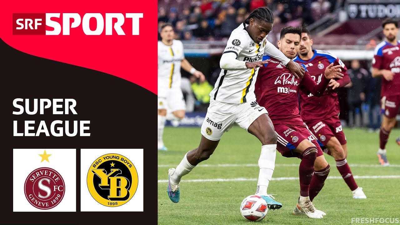 Servette FC - Young Boys Highlights - Super League 2022/23 - Runde 26 SRF Sport