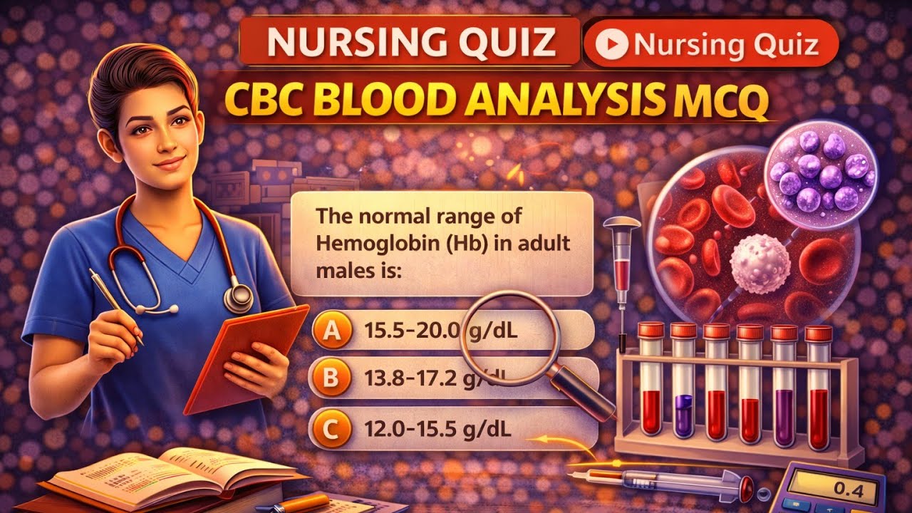 CBP Report MCQ | Complete Blood Picture Important Questions | BSc Nursing | 