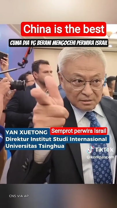 Yan Xuetong Labrak Perwira Israil #thepowerofchina