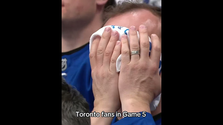 Maple Leafs fans going through it 🥲