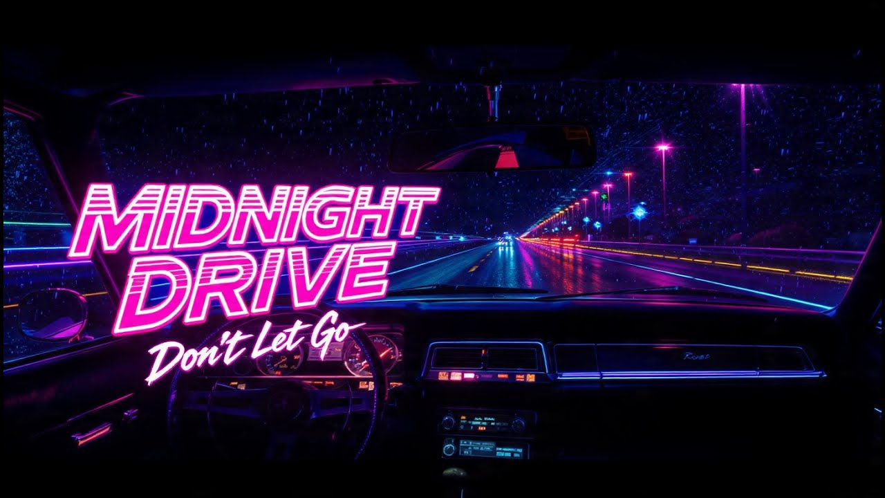 Midnight Drive (Don’t Let Go) | 80s Neon Synthwave Night Drive 🌃✨