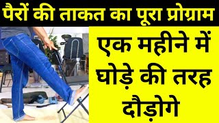 complete exercise program for leg strength & knee pain, exercises for strong thigh & hip muscles 