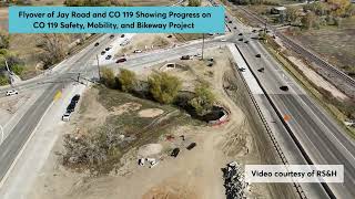 Flyover of Jay Road and CO 119 Intersection