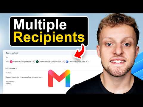 How To Send Email To Multiple Recipients Individually in Gmail (Step By Step)