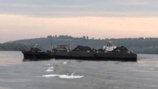 Towboat MERCUR 301 ,Danube river 305 km ,2011.08.17..avi
